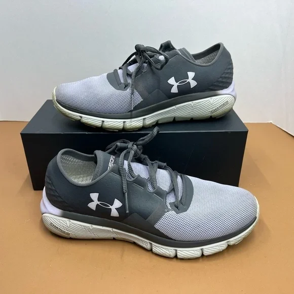 Under Armour athletic shoes, lavender and gray color, size 8.5 - Picture 4 of 7